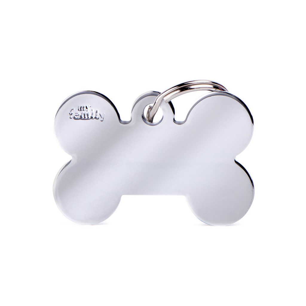 MyFamily Hundemarke Basic Großer Knochen Silber 38 x 25 mm MyFamily Hundemarke Basic Großer Knochen Silber 38 x 25 mm von MyFamily