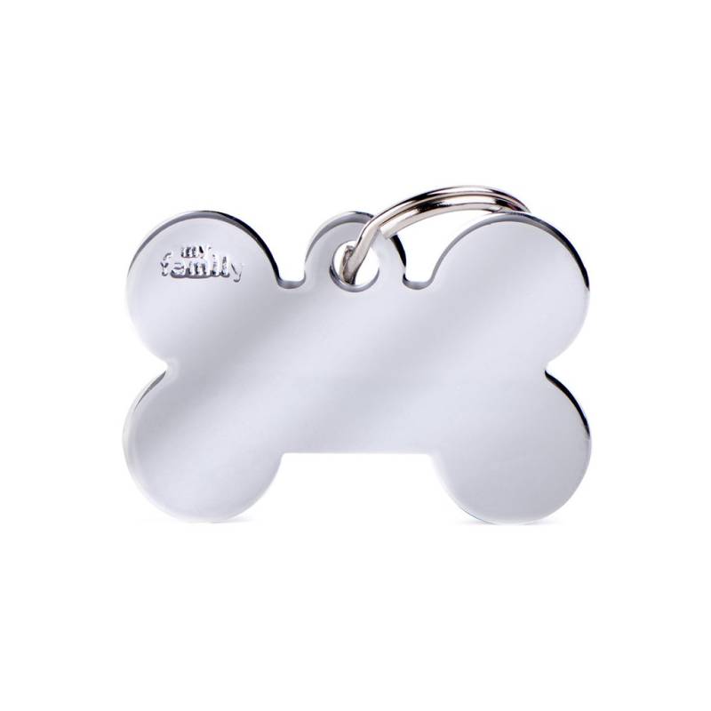MyFamily Hundemarke Basic Großer Knochen Silber 38 x 25 mm MyFamily Hundemarke Basic Großer Knochen Silber 38 x 25 mm von MyFamily