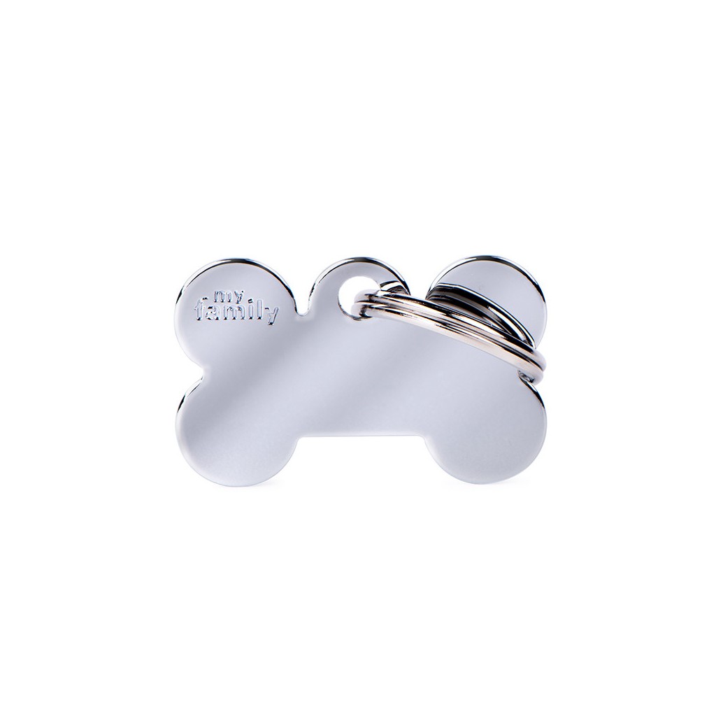 MyFamily Hundemarke Basic Kleiner Knochen Silber 30 x 19 mm MyFamily Hundemarke Basic Kleiner Knochen Silber 30 x 19 mm von MyFamily