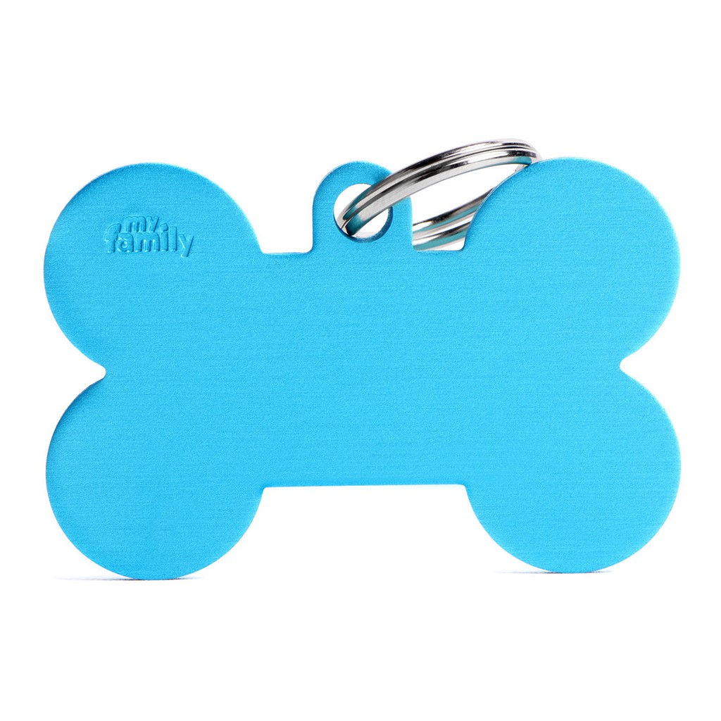 MyFamily Hundemarke Basic Xl Knochen Blau 48 x 31 mm MyFamily Hundemarke Basic Xl Knochen Blau 48 x 31 mm von MyFamily