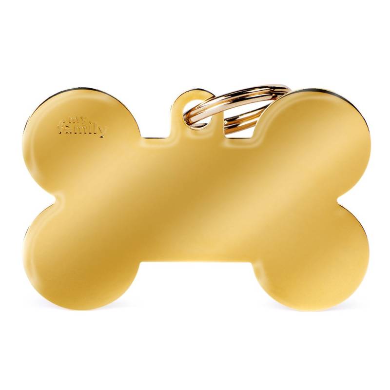 MyFamily Hundemarke Basic Xl Knochen Gold 48 x 31 mm MyFamily Hundemarke Basic Xl Knochen Gold 48 x 31 mm von MyFamily