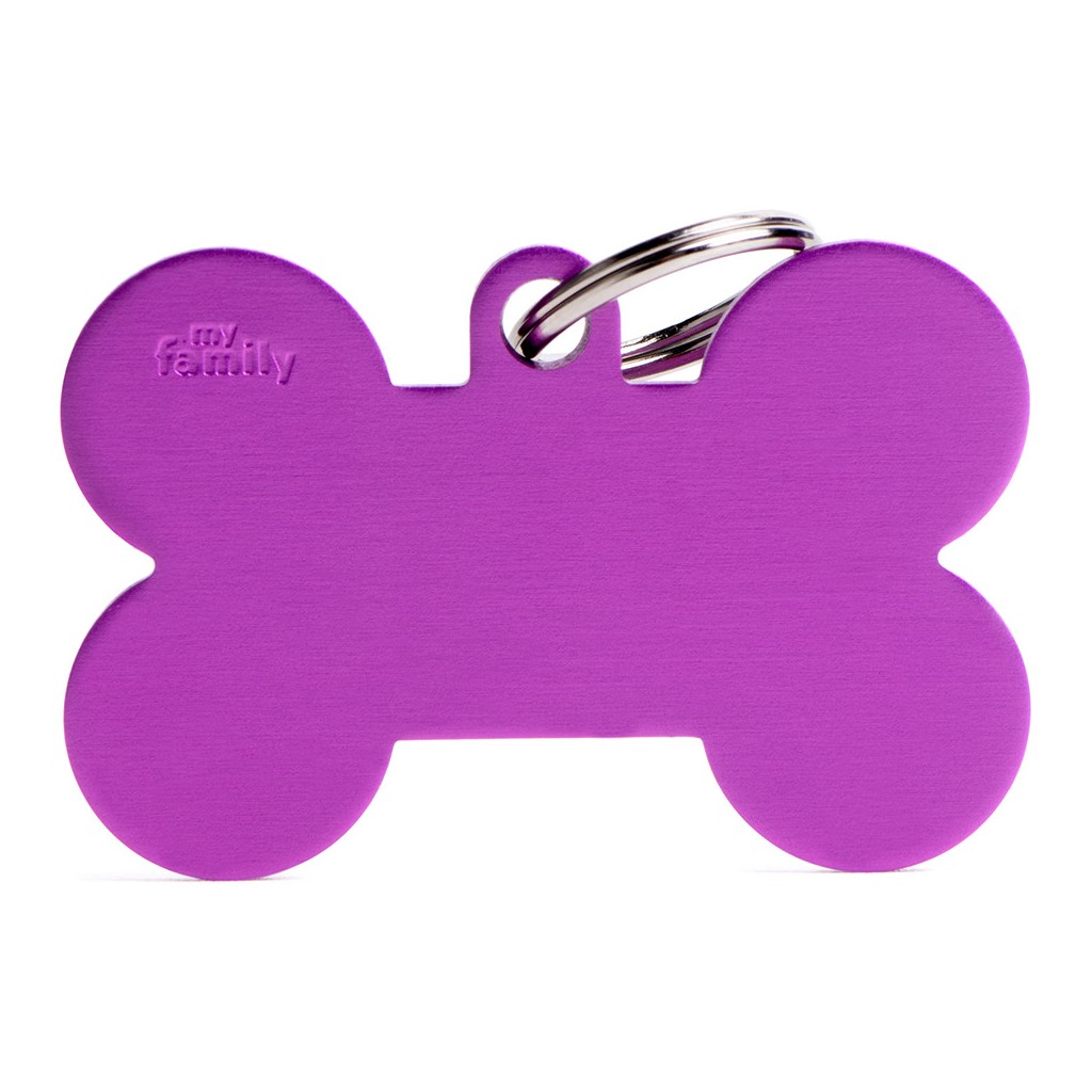 MyFamily Hundemarke Basic Xl Knochen Lila 48 x 31 mm MyFamily Hundemarke Basic Xl Knochen Lila 48 x 31 mm von MyFamily