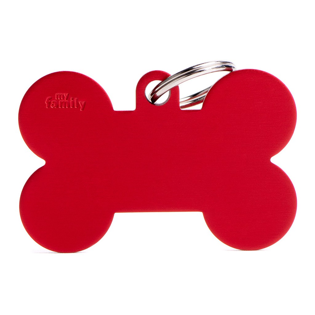 MyFamily Hundemarke Basic Xl Knochen Rot 48 x 31 mm MyFamily Hundemarke Basic Xl Knochen Rot 48 x 31 mm von MyFamily
