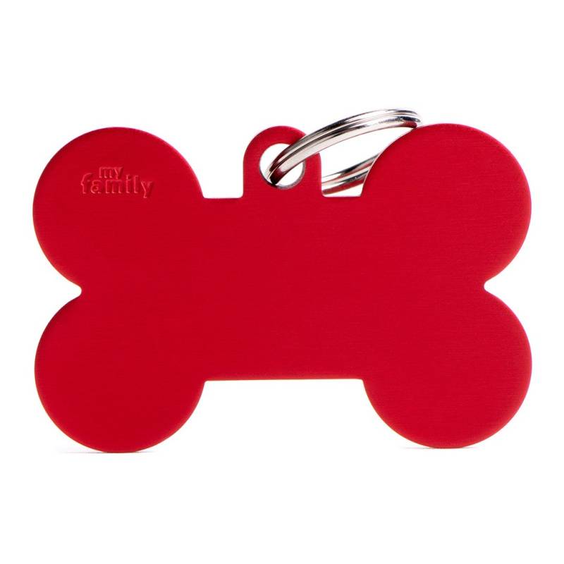 MyFamily Hundemarke Basic Xl Knochen Rot 48 x 31 mm MyFamily Hundemarke Basic Xl Knochen Rot 48 x 31 mm von MyFamily