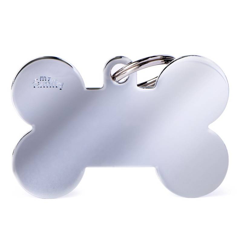 MyFamily Hundemarke Basic Xl Knochen Silber 48 x 31 mm MyFamily Hundemarke Basic Xl Knochen Silber 48 x 31 mm von MyFamily