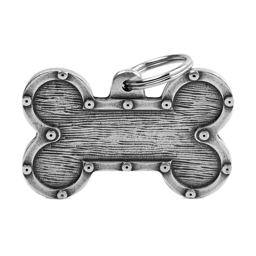 MyFamily Hundemarke Bronx Xl Knochen Altes Silber 48 x 31 mm MyFamily Hundemarke Bronx Xl Knochen Altes Silber 48 x 31 mm von MyFamily