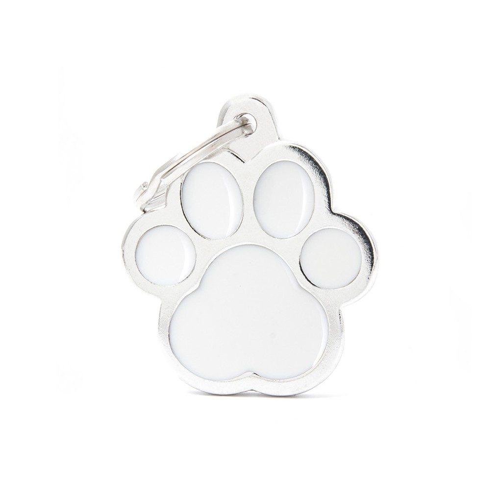 MyFamily Hundemarke Classic Große Pfote Weiß 30 x 35 mm MyFamily Hundemarke Classic Große Pfote Weiß 30 x 35 mm von MyFamily