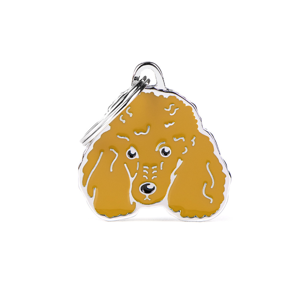 MyFamily Hundemarke Friends Apricot Pudel 28 x 30 mm MyFamily Hundemarke Friends Apricot Pudel 28 x 30 mm von MyFamily
