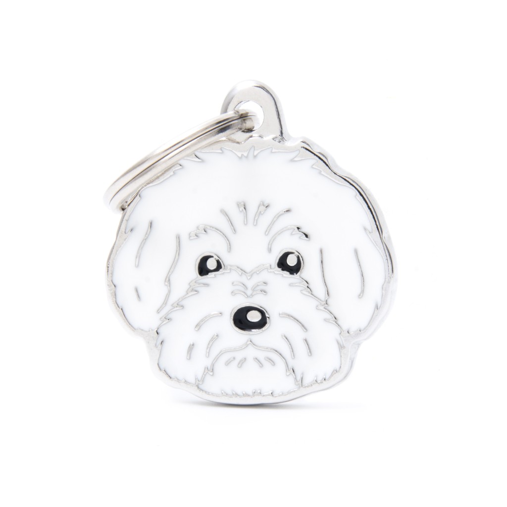 MyFamily Hundemarke Friends Bologneser 25 x 26 mm MyFamily Hundemarke Friends Bologneser 25 x 26 mm von MyFamily