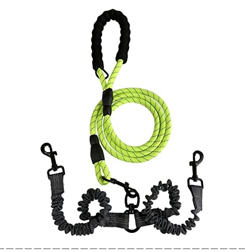 MyHaing Hund Doppelkopf Traktionsseil Hundeseil Hundekette Walking Seil Mittelgroßes großes Hundetraktionsseil 1.5M MyHaing Hund Doppelkopf Traktionsseil Hundeseil Hundekette Walking Seil Mittelgroßes großes Hundetraktionsseil 1.5M von MyHaing