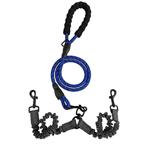 MyHaing Hund Doppelkopf Traktionsseil Hundeseil Hundekette Walking Seil Mittelgroßes großes Hundetraktionsseil 1.5M MyHaing Hund Doppelkopf Traktionsseil Hundeseil Hundekette Walking Seil Mittelgroßes großes Hundetraktionsseil 1.5M von MyHaing