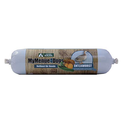 MyMenue4Dogs Hundefutter Entenwurst - 400 g von MyMenue4Dogs