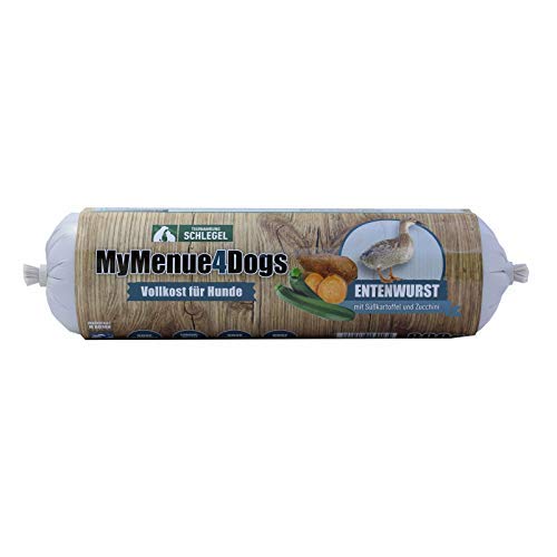 MyMenue4Dogs Hundefutter Entenwurst - 800 g MyMenue4Dogs Hundefutter Entenwurst - 800 g von MyMenue4Dogs