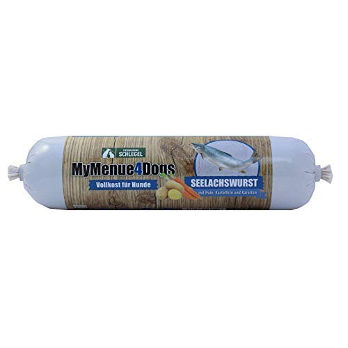 MyMenue4Dogs Hundefutter Seelachswurst - 400 g von MyMenue4Dogs