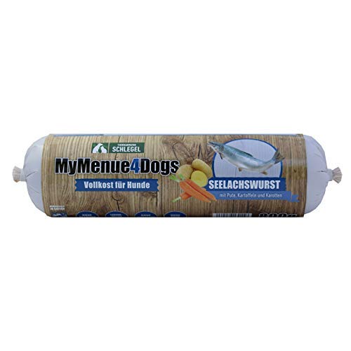 MyMenue4Dogs Hundefutter Seelachswurst - 800 g von MyMenue4Dogs
