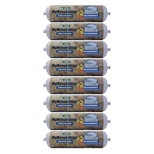 MyMenue4Dogs Hundefutter Seelachswurst - 8X 800g von MyMenue4Dogs
