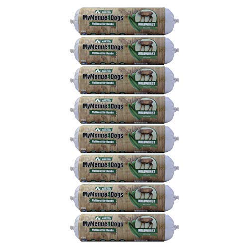 MyMenue4Dogs Hundefutter Wildwurst - 8X 800g von MyMenue4Dogs