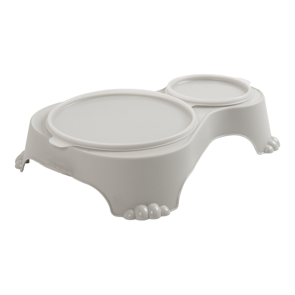 Rotho MyPet Duo Futternapf Sally - beige: 1000 ml + 280 ml von MyPet