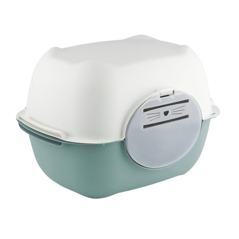 Rotho MyPet Katzentoilette Bella - mistelgrün / weiß von MyPet