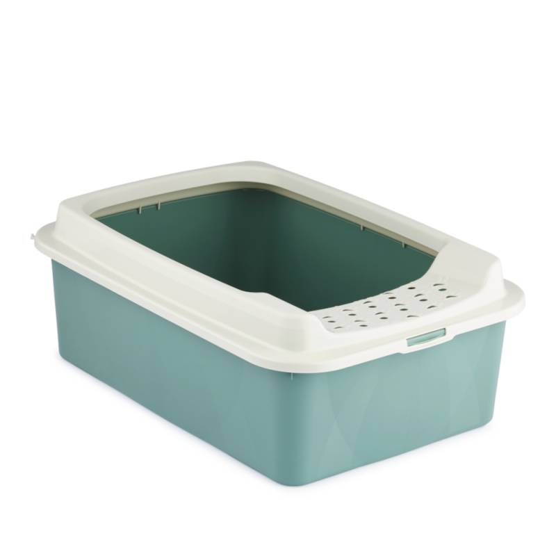 Rotho MyPet Schalentoilette Eco Bonnie, M - Mistelzweig grün / weiß von MyPet