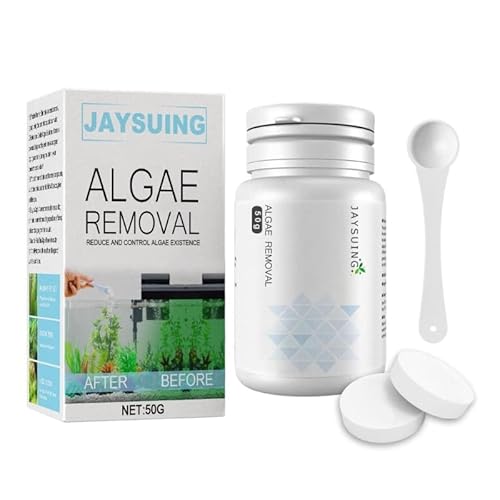 50 g Algenentfernungsmittel mit Löffel Tanks Entferner Aquarium Fisch Tanks Teichreiniger Schlammvernichter Wasserreinigung Fischtanks Algenentferner für Teich und Brunnen 50 g Algenentfernungsmittel mit Löffel Tanks Entferner Aquarium Fisch Tanks Teichreiniger Schlammvernichter Wasserreinigung Fischtanks Algenentferner für Teich und Brunnen von Myazs
