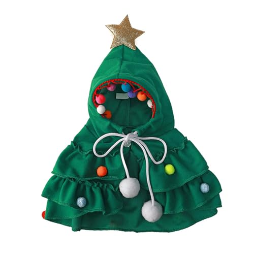 Katze Umhang Umhang Weihnachtsbaum Für Kleine Mädchen Hunde Katze Hochzeit Kostüm Einstellbare Umhang Cape Kätzchen Umhang von Myazs