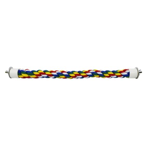 Vogelsitzstange, Käfigständer, Baumwollseil, stehend, widerstandsfähig, Kletter-Bungee-Spielzeug, Langeweile, 40,6 cm, 61 cm, 81,3 cm, 81,3 cm, 81,3 cm, 104,3 cm, für Sittiche für Papageien von Myazs