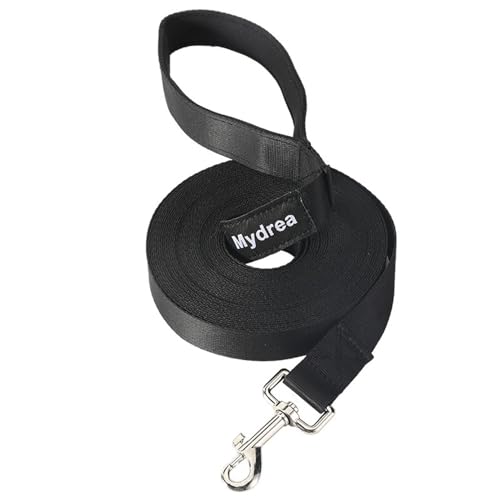 Hundeleine, 10 m, lange Hundeleine, robust, mit Haken aus Stahl, bequemer Haltegriff Hundeleine, 10 m, lange Hundeleine, robust, mit Haken aus Stahl, bequemer Haltegriff von Mydrea