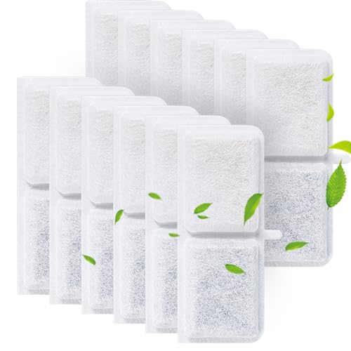 MyfatBOSS 12 Stück Katzenbrunnen Filter, Trinkbrunnen Filter für 3,2L Batteriebetriebenen Katzenbrunnen mit Bewegungsmelder, Ersatzfilter Wasserbrunnen für Katzen MyfatBOSS 12 Stück Katzenbrunnen Filter, Trinkbrunnen Filter für 3,2L Batteriebetriebenen Katzenbrunnen mit Bewegungsmelder, Ersatzfilter Wasserbrunnen für Katzen von MyfatBOSS