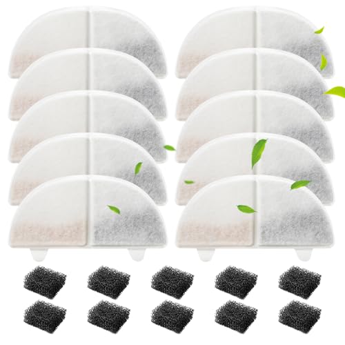 MyfatBOSS Katzenbrunnen Filter,10+10 Stück Sparpaket,Trinkbrunnen Filter für 68oz/2L Trinkbrunnen,für Katze Hunde Ersatzfilter WF20 CF20 MyfatBOSS Katzenbrunnen Filter,10+10 Stück Sparpaket,Trinkbrunnen Filter für 68oz/2L Trinkbrunnen,für Katze Hunde Ersatzfilter WF20 CF20 von MyfatBOSS
