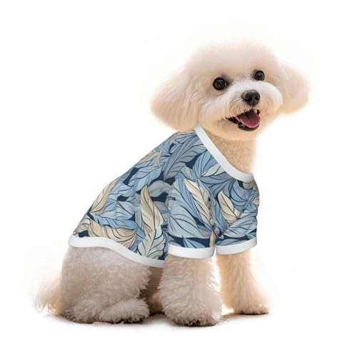 Myfsucce Hundebekleidung für kleine Hunde, Blättermuster, Hunde-Shirts für Jungen, Mädchen, Welpen, Haustiere, Katzen, Sommer, passend für 1,8–2,9 kg Myfsucce Hundebekleidung für kleine Hunde, Blättermuster, Hunde-Shirts für Jungen, Mädchen, Welpen, Haustiere, Katzen, Sommer, passend für 1,8–2,9 kg von Myfsucce