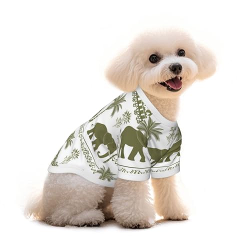 Myfsucce Hundebekleidung für kleine Hunde, Elefant, ethnisch, für Jungen, Mädchen, Welpen, Haustiere, Katzen, Sommer, passend für 2,9–4,5 kg Myfsucce Hundebekleidung für kleine Hunde, Elefant, ethnisch, für Jungen, Mädchen, Welpen, Haustiere, Katzen, Sommer, passend für 2,9–4,5 kg von Myfsucce