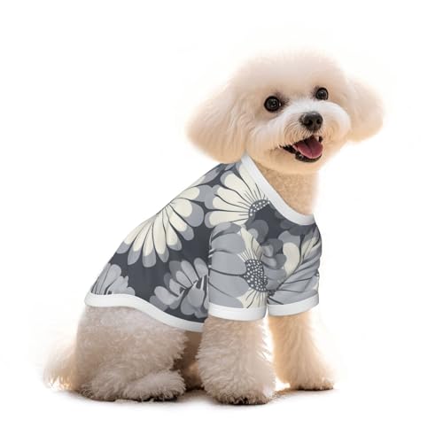 Myfsucce Hundebekleidung für kleine Hunde, Gänseblümchen, grau-weiß, Hunde-Shirts für Jungen, Mädchen, Welpen, Haustiere, Katzen, Sommergröße, 1,8–2,9 kg Myfsucce Hundebekleidung für kleine Hunde, Gänseblümchen, grau-weiß, Hunde-Shirts für Jungen, Mädchen, Welpen, Haustiere, Katzen, Sommergröße, 1,8–2,9 kg von Myfsucce