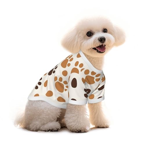 Myfsucce Hundebekleidung für kleine Hunde, Kritzeleipfenabdruck, Hunde-Shirts für Jungen, Mädchen, Welpen, Haustiere, Katzen, Sommer, passend für 2,9–4,5 kg Myfsucce Hundebekleidung für kleine Hunde, Kritzeleipfenabdruck, Hunde-Shirts für Jungen, Mädchen, Welpen, Haustiere, Katzen, Sommer, passend für 2,9–4,5 kg von Myfsucce