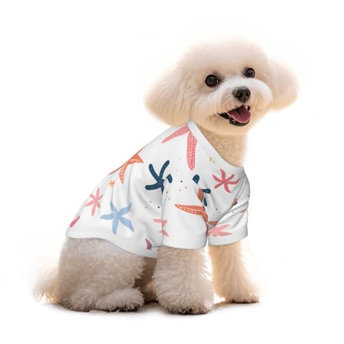 Myfsucce Hundebekleidung für kleine Hunde, Ozean, Seestern, Hunde-Shirts für Jungen, Mädchen, Welpen, Haustiere, Katzen, Sommer, passend für 5 - 7,3 kg Myfsucce Hundebekleidung für kleine Hunde, Ozean, Seestern, Hunde-Shirts für Jungen, Mädchen, Welpen, Haustiere, Katzen, Sommer, passend für 5 - 7,3 kg von Myfsucce