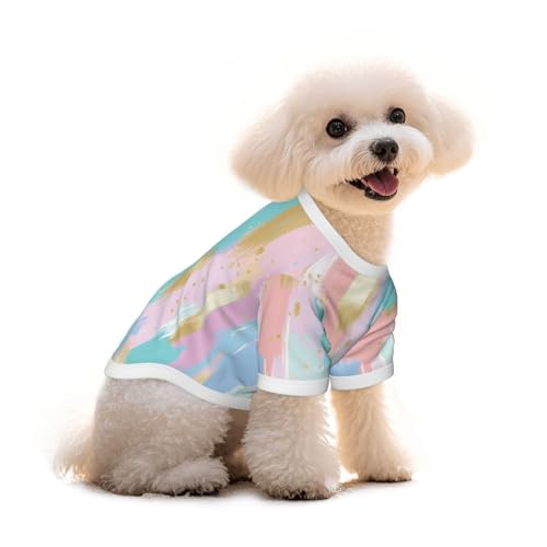 Myfsucce Hundebekleidung für kleine Hunde, Pastellgold, Spritzschutz, für Jungen, Mädchen, Welpen, Haustiere, Katzen, Sommergröße, 2,9–4,5 kg Myfsucce Hundebekleidung für kleine Hunde, Pastellgold, Spritzschutz, für Jungen, Mädchen, Welpen, Haustiere, Katzen, Sommergröße, 2,9–4,5 kg von Myfsucce