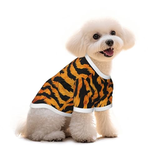 Myfsucce Hundebekleidung für kleine Hunde, Tierfell-Druck, Hunde-Shirts für Jungen, Mädchen, Welpen, Haustiere, Katzen, Sommer, passend für 5 - 7,3 kg Myfsucce Hundebekleidung für kleine Hunde, Tierfell-Druck, Hunde-Shirts für Jungen, Mädchen, Welpen, Haustiere, Katzen, Sommer, passend für 5 - 7,3 kg von Myfsucce