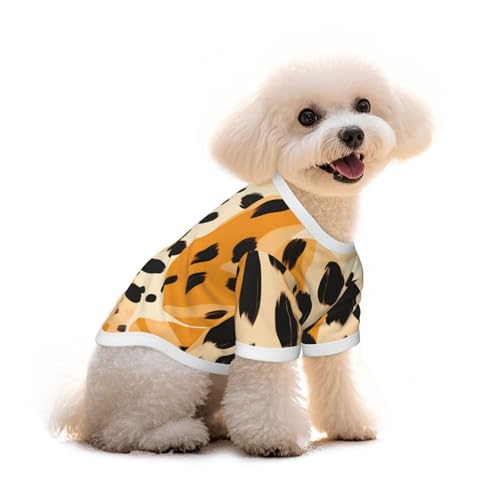 Myfsucce Hundebekleidung für kleine Hunde, gelber Gepard, Hunde-Shirts für Jungen, Mädchen, Welpen, Haustiere, Katzen, Sommer, passend für 1,8–2,9 kg Myfsucce Hundebekleidung für kleine Hunde, gelber Gepard, Hunde-Shirts für Jungen, Mädchen, Welpen, Haustiere, Katzen, Sommer, passend für 1,8–2,9 kg von Myfsucce