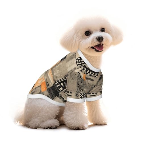 Myfsucce Hundebekleidung für kleine Hunde, geometrisches Bohemian-Design, für Jungen, Mädchen, Welpen, Haustiere, Katzen, Sommergröße, 5 - 7,3 kg Myfsucce Hundebekleidung für kleine Hunde, geometrisches Bohemian-Design, für Jungen, Mädchen, Welpen, Haustiere, Katzen, Sommergröße, 5 - 7,3 kg von Myfsucce