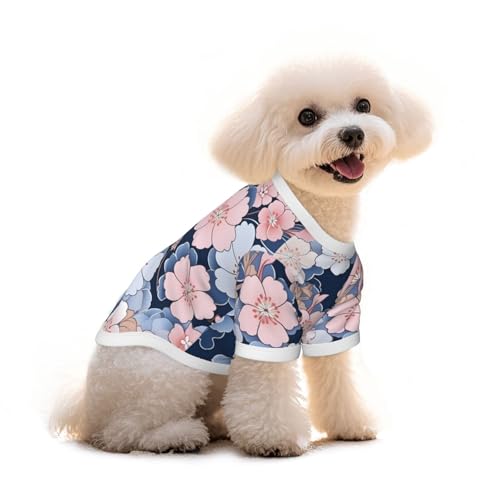 Myfsucce Hundebekleidung für kleine Hunde, japanische Kirschblüte, Hunde-Shirts für Jungen, Mädchen, Welpen, Haustiere, Katzen, Sommer, passend für 2,9–4,5 kg Myfsucce Hundebekleidung für kleine Hunde, japanische Kirschblüte, Hunde-Shirts für Jungen, Mädchen, Welpen, Haustiere, Katzen, Sommer, passend für 2,9–4,5 kg von Myfsucce