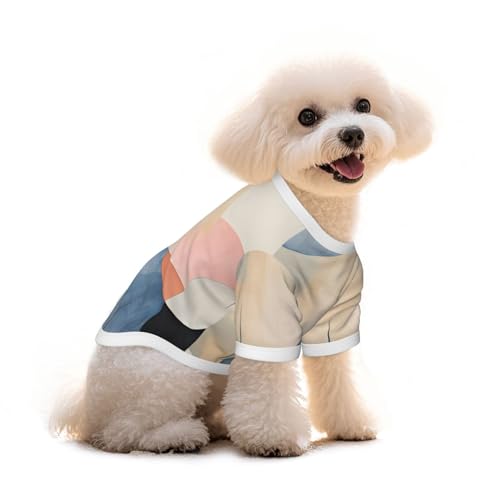 Myfsucce Hundekleidung für kleine Hunde, modern, abstrakt, rosa und blau, für Jungen, Mädchen, Welpen, Haustiere, Katzen, Sommer-Passform, 2,9–4,5 kg Myfsucce Hundekleidung für kleine Hunde, modern, abstrakt, rosa und blau, für Jungen, Mädchen, Welpen, Haustiere, Katzen, Sommer-Passform, 2,9–4,5 kg von Myfsucce