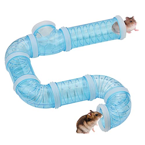 Hamsterrohre und Tunnel Kit Käfigverlängerungen Transparente Verbindung Außenrohr für Zwerge Hamsterrohre und Tunnel Kit Käfigverlängerungen Transparente Verbindung Außenrohr für Zwerge von Mygeromon