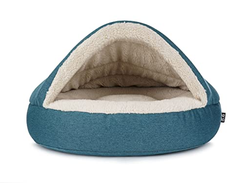 Mypado Shell Mono Hundehöhle mit Strukturstoff - die Kuschel Oase für den Hund Größe M, Füllung Visco-Schaumstoff, Türkis Mypado Shell Mono Hundehöhle mit Strukturstoff - die Kuschel Oase für den Hund Größe M, Füllung Visco-Schaumstoff, Türkis von Mypado