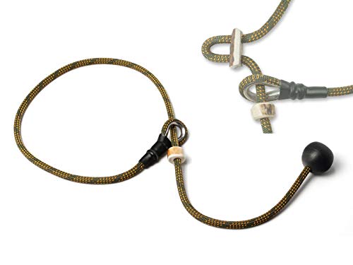 Mystique® Field Trial Kurzführer 6mm mit Zugbegrenzung Khaki 70cm von Mystique