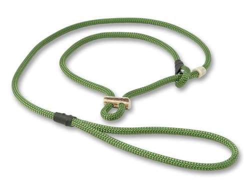 Mystique® Field Trial Moxonleine mit Zugbegrenzung 10mm 130cm olivgrün von Mystique