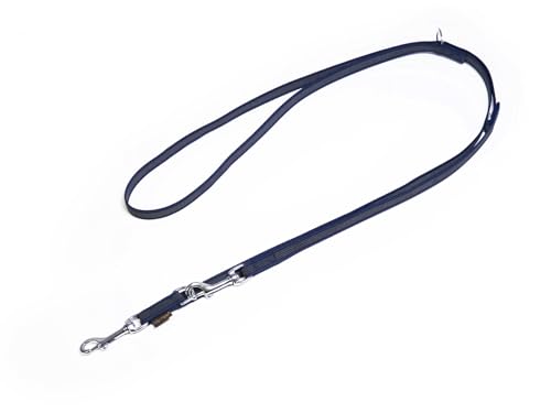 Mystique® Gummierte Umhängeleine Leine 20mm Standard Karabiner royal blau 2m von Mystique