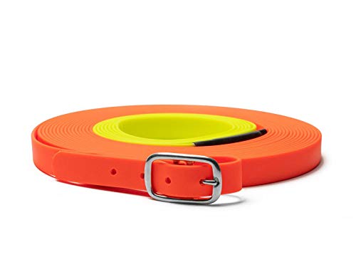 Mystique Biothane beta Schweißriemen 19mm orange-gelb 14m Mystique Biothane beta Schweißriemen 19mm orange-gelb 14m von Mystique