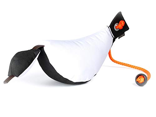 Mystique Bird Dog Dummy groß 350g weiß/schwarz von Mystique