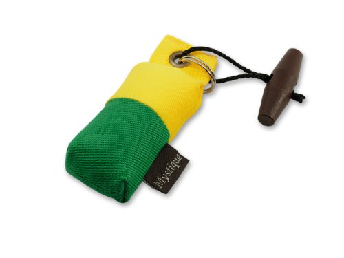 Mystique Mini Dummy Schlüsselanhänger grün/gelb von Mystique