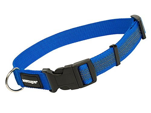 Mystique gummiertes Halsband 25mm Breite blau, Variante: 30-40cm Mystique gummiertes Halsband 25mm Breite blau, Variante: 30-40cm von Mystique